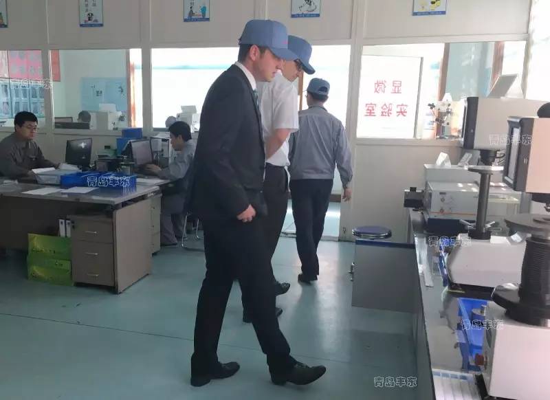 热烈欢迎利勃海尔机械一行来青岛丰东考察货物装卸技术